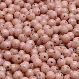 Round Druck Beads 4x4mm (111-19001-04x04-02010-86800-33304)