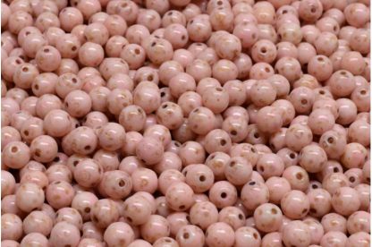 Round Druck Beads 4x4mm (111-19001-04x04-02010-86800-33304)