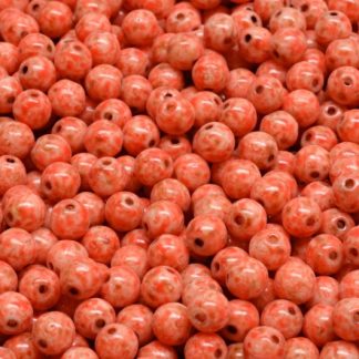 Round Druck Beads 4x4mm (111-19001-04x04-02010-86800-33307)