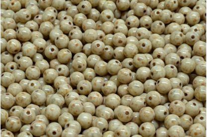 Round Druck Beads 4x4mm (111-19001-04x04-02010-86800-33312)