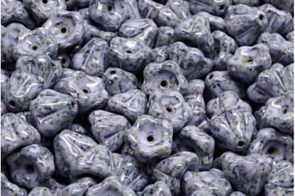Bell Flower Beads 6x8mm (111-00240-06x08-23980-86800-33305)