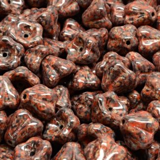 Bell Flower Beads 6x8mm (111-00240-06x08-23980-86800-33307)