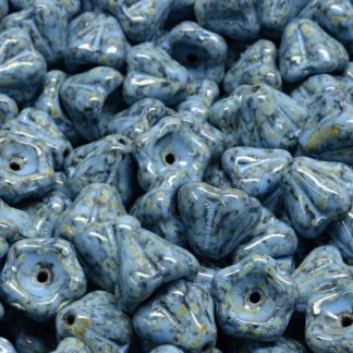 Bell Flower Beads 6x8mm (111-00240-06x08-23980-86800-33308)