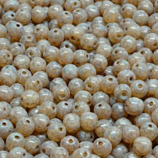 Round Druck Beads 4x4mm (111-19001-04x04-00030-86800-33301)