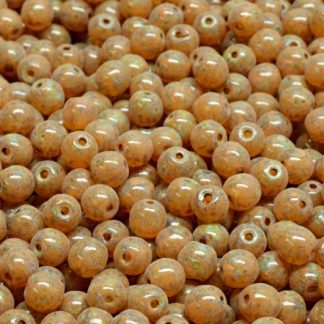 Round Druck Beads 4x4mm (111-19001-04x04-00030-86800-33302)