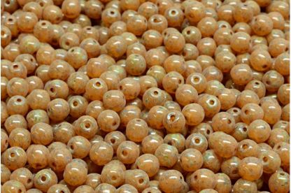 Round Druck Beads 4x4mm (111-19001-04x04-00030-86800-33302)