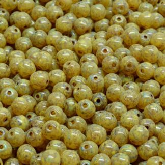 Round Druck Beads 4x4mm (111-19001-04x04-00030-86800-33303)