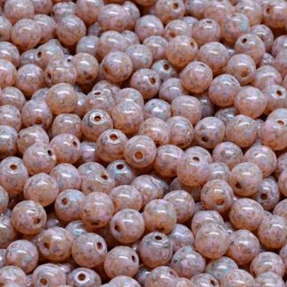 Round Druck Beads 4x4mm (111-19001-04x04-00030-86800-33304)