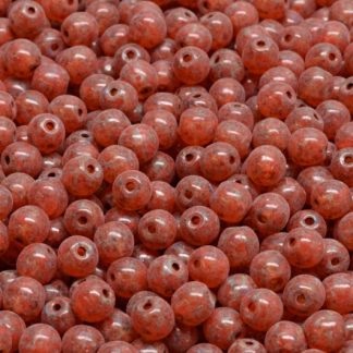 Round Druck Beads 4x4mm (111-19001-04x04-00030-86800-33307)