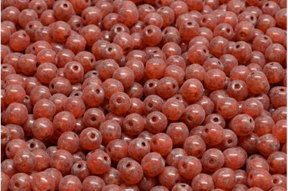 Round Druck Beads 4x4mm (111-19001-04x04-00030-86800-33307)