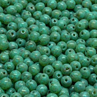 Round Druck Beads 4x4mm (111-19001-04x04-00030-86800-33310)