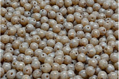 Round Druck Beads 4x4mm (111-19001-04x04-00030-86800-33312)