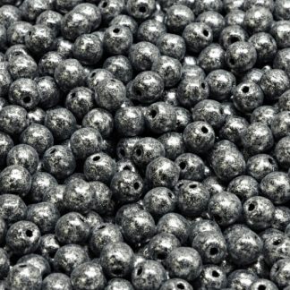 Round Druck Beads 4x4mm (111-19001-04x04-23980-34301)