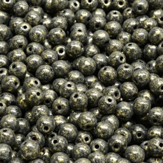Round Druck Beads 4x4mm (111-19001-04x04-23980-34302)