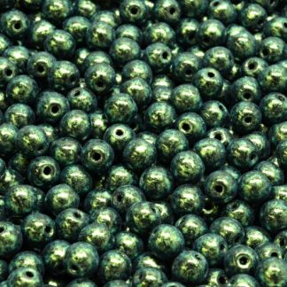 Round Druck Beads 4x4mm (111-19001-04x04-23980-86922)