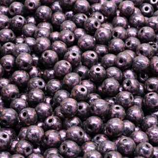 Round Druck Beads 4x4mm (111-19001-04x04-23980-86944)