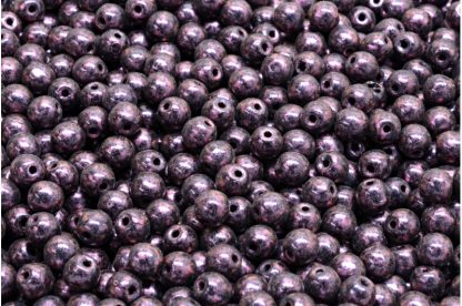 Round Druck Beads 4x4mm (111-19001-04x04-23980-86944)
