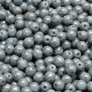 Round Druck Beads 4x4mm (111-19001-04x04-33000-86790)