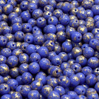 Round Druck Beads 4x4mm (111-19001-04x04-33050-94401)