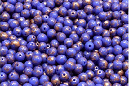 Round Druck Beads 4x4mm (111-19001-04x04-33050-94402)