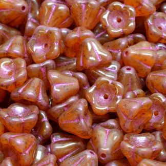 Bell Flower Beads 6x8mm (111-00240-06x08-71010-86800-43807)
