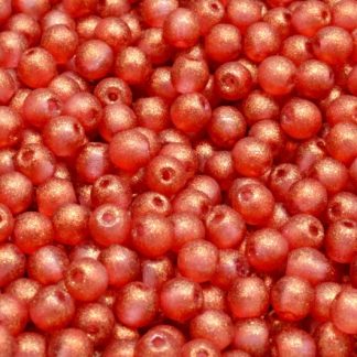Round Druck Beads 4x4mm (111-19001-04x04-00030-542011)