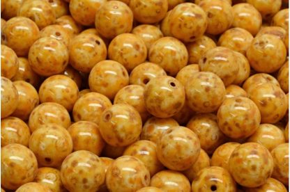 Round Druck Beads 8x8mm (111-19001-08x08-02010-86800-33302)