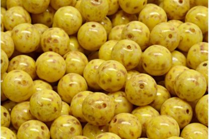 Round Druck Beads 8x8mm (111-19001-08x08-02010-86800-33303)