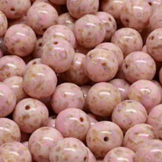 Round Druck Beads 8x8mm (111-19001-08x08-02010-86800-33304)