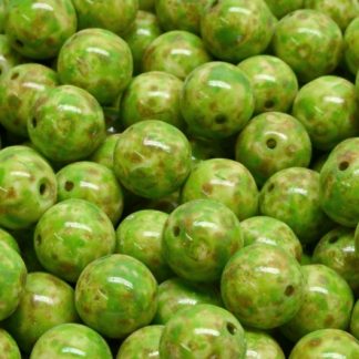Round Druck Beads 8x8mm (111-19001-08x08-02010-86800-33311)