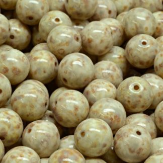 Round Druck Beads 8x8mm (111-19001-08x08-02010-86800-33312)
