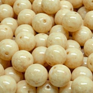 Round Druck Beads 8x8mm (111-19001-08x08-02020-33301)