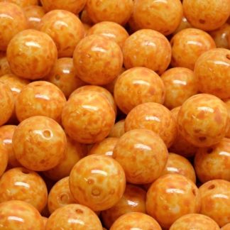Round Druck Beads 8x8mm (111-19001-08x08-02020-33302)