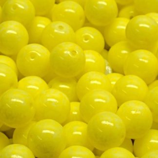 Round Druck Beads 8x8mm (111-19001-08x08-02020-33303)