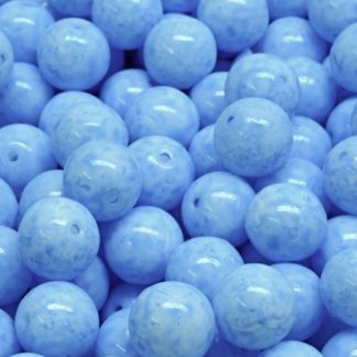 Round Druck Beads 8x8mm (111-19001-08x08-02020-33308)