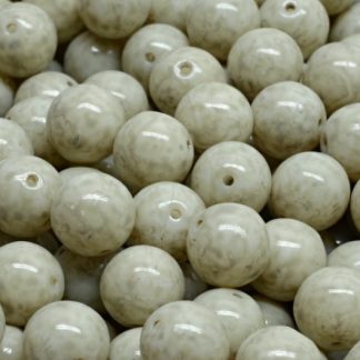 Round Druck Beads 8x8mm (111-19001-08x08-02020-33312)