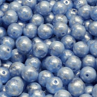 Round Druck Beads 6x6mm (111-19001-06x06-33010-30030-34301)