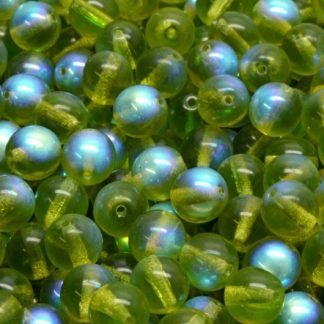Round Druck Beads 6x6mm (111-19001-06x06-50230-28701)