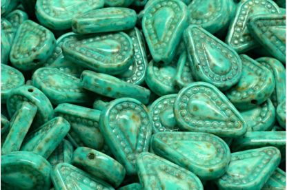 Filigree Tear Drop Beads 14x10mm (111-95076-14x10-02010-86800-33310)