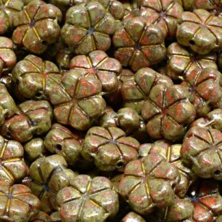 Flower Beads 10x10mm (111-99127-10x10-93120-86800-34302)