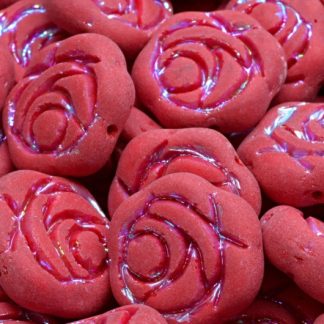 Rose Flower Beads 18mm (111-95073-18x18-93210-28703-84100)