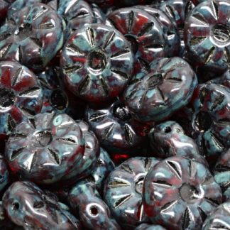 Sunflower Beads 12x12mm (111-99117-12x12-90060-86800-54313)