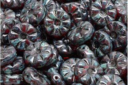 Sunflower Beads 12x12mm (111-99117-12x12-90060-86800-54313)