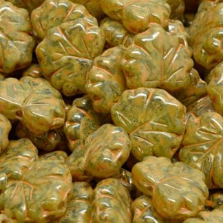 Maple Leaf Beads 13x11mm (111-95011-13x11-50220-86800-33302)