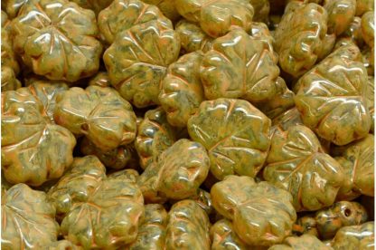 Maple Leaf Beads 13x11mm (111-95011-13x11-50220-86800-33302)