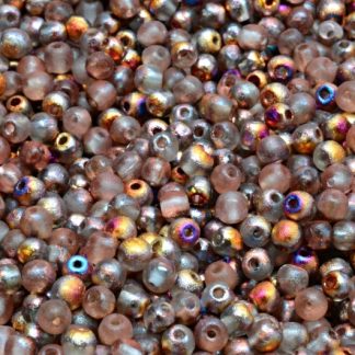 Round Druck Beads 3x3mm (111-19001-03x03-00030-etch-29501)