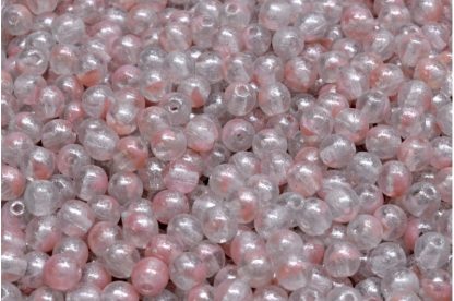 Round Druck Beads 4x4mm (111-19001-04x04-R0742-34301)