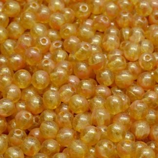 Round Druck Beads 4x4mm (111-19001-04x04-R0742-34302)