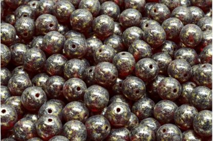 Round Druck Beads 6x6mm (111-19001-06x06-90110-34302)