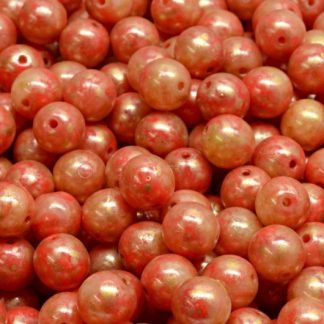 Round Druck Beads 6x6mm (111-19001-06x06-95000-86720)